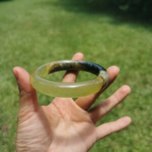 Yellow Jade Bangle